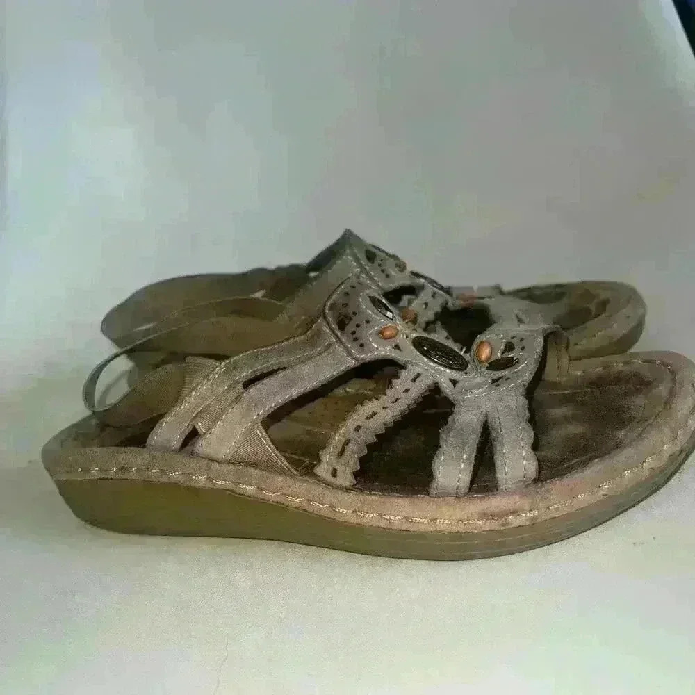 Earth Spirit genuine leather sandals size woman’s 6.5 - Picture 5 of 6